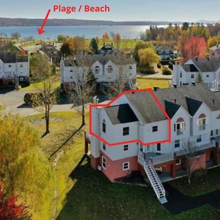 Chaleureux Condo A Magog Exterior foto